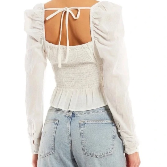 FREE PEOPLE | Aurora Long Sleeve Top M - Picture 2 of 10